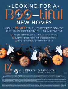 1% Off Interest Rate for Your Boo-tiful New Home!