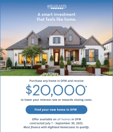 $20,000 toward interest rates or closing costs