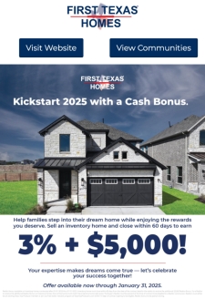 $5000 Bonus on ALL Inventory Homes!