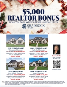 $5,000 Realtor Bonus in Winding Creek!