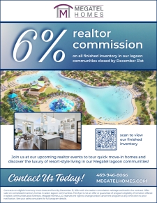 6% REALTOR COMMISSION on Finished Inventory