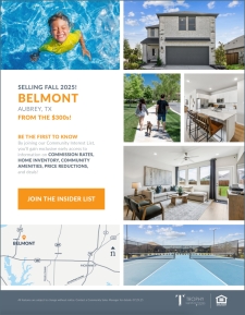 Belmont: Coming Soon to Aubrey!