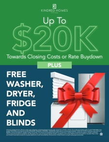 Build and Save $20K + Free Appliances!