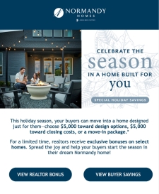 Celebrate the Season with Savings and Realtor Bonuses!