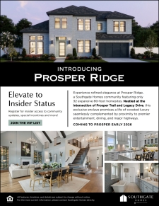 Coming Soon! Prosper Ridge By Southgate Homes