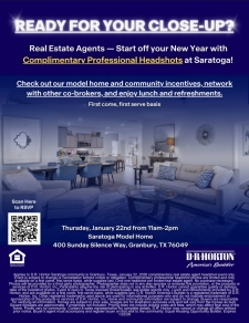 Complimentary Professional Headshots on Thurs 1/22 @ 11AM