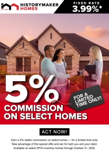 Don't Miss Out On 5% Realtor Commission for a Limited Time!
