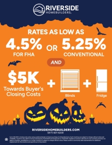 Don't Miss these Spooky Good Savings with Riverside Homebuilders