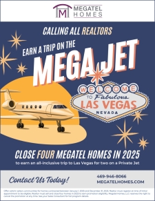 Earn a Vegas Trip on the MEGA JET! Close four homes with us in 2025!