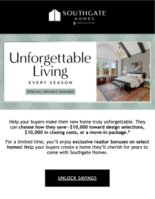 Exclusive Holiday Bonuses for You & Your Buyers!