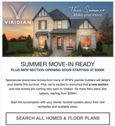 Explore Summer Move-In Ready Homes in the Heart of the Metroplex