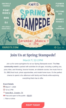 FREE Spring Event at Karis RSVP!