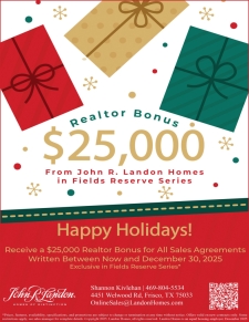 Fields Frisco - Exclusive Realtor Bonus