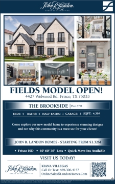 Fields Model Home Now Open!