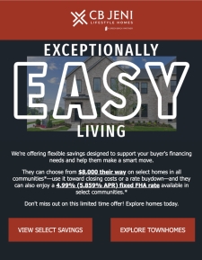 Flexible $8K Savings + Fixed Rate Options Available