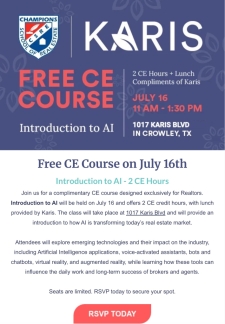 Don't Miss Our Free AI CE Class on July 16