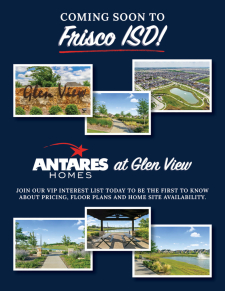 Glen View is Coming Soon to Frisco ISD