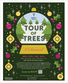 Holiday Magic Returns: Don&rsquo;t Miss the Trinity Falls 6th Annual Tour of Trees!