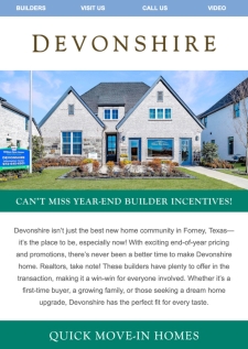 Homes from $300s-$600s and GREAT End of Year Deals - Endless Options!