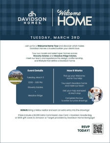 Join Our Welcome Home Tour for Rewards! 🏡