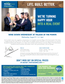 Join Us: Happy Hour at Village at The Pointe