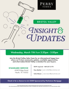 Join us for Bristol Valley Insight & Updates 🍸