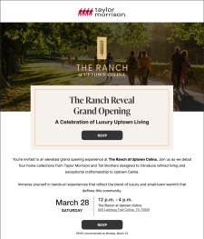 Join us for The Ranch Reveal Grand Opening Celebration!
