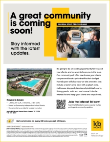 KB Home is coming soon to a great master-planned community.