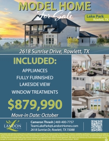 Lake Park Model Home For Sale!