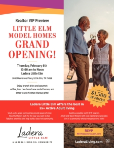 Little Elm Model Grand Opening Feb 6th