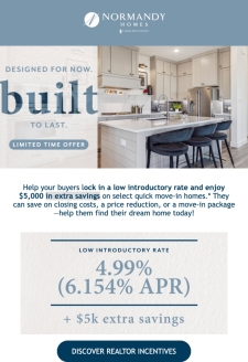 Low Rate + $5K in Extra Savings Now Available!