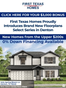 New Denton Homes from the $200s: The Meadows is Here!
