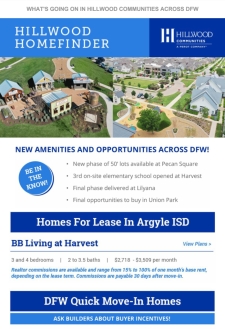 New Homes Available Now Across DFW