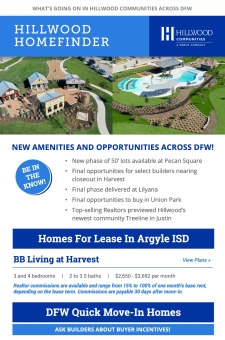 New Homes Available Now Across DFW