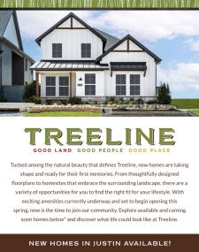 New Homes Ready This Spring in Treeline