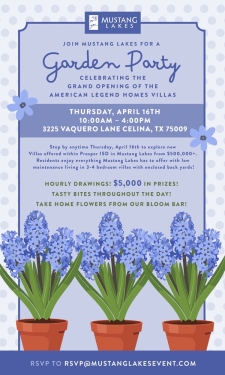 New Model Opening 4/16 by American Legend Homes!