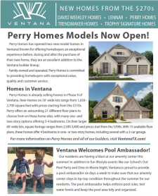 New Models Open in Ventana in Fort Worth – Homes from $270s+