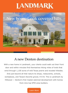 New homes, just steps from trails, nature, schools and future retail