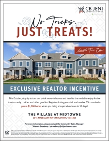 No Tricks, Just Treats! Limited Time Realtor Offer at The Village at Midtowne