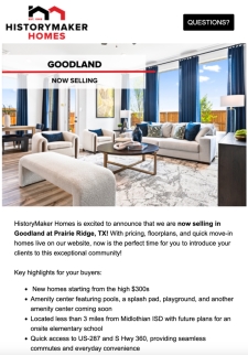 Now Selling HistoryMaker Homes in Goodland🏠