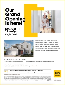 Our Grand Opening is here! Eagle Creek in Denton