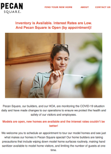 Pecan Square is Open For Business With Your Health in Mind