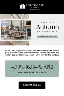 Quick Move-In Luxury for Your Buyers This Fall!