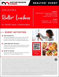 Realtor Luncheon at Heartland Townhomes!