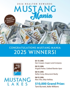 Realtors: Enter to win $10k & $1,500 for Each Sale with Mustang Mania