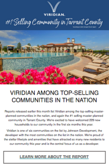 Sales Tools At Your Fingertips for Our Central DFW Top-selling Community