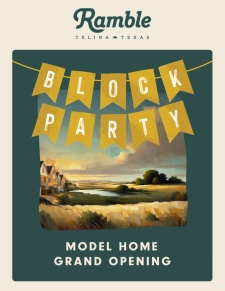 Save the date for the RAMBLE Grand Opening in Celina