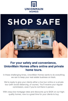 Schedule an online or private tour for your clients