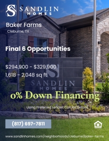 Under $300K In Cleburne!