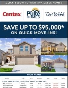 Up to $95K in Savings on Quick Move-In Homes!